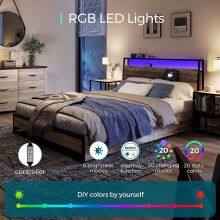 Intelligent Bed With RGB Light Fast Charging Multi-functional Bed thumbnail-2
