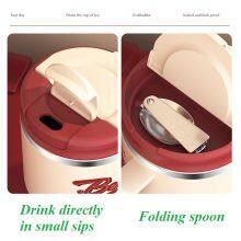 Stainless Steel Mug With Spoon and Tea Strainer thumbnail-2