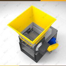 Scrap Double Shaft Shredder Big Blue Barrel Crusher thumbnail-5