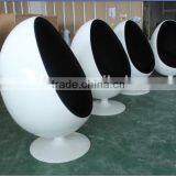 Replica Fiberglass Cashmere Eero Aarnio Oval Ball Chair/bubble Chair With Aluminum Alloy Epidermis thumbnail-6