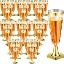 Factory Direct Custom Champagne Glass - Logo-Printed Plastic, Corporate Event & Wedding Glassware thumbnail-4