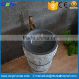 Indoor Beautiful Natural Granite Bathroom Sink thumbnail-1