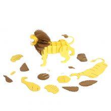 3D Lion Cardboard Puzzle Model DIY Vivid Wildlife Animals Building Craft Kit for Zoo,Museum,Art & Collectible thumbnail-1