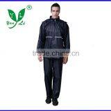 Customized Raincoat High Visible Reflective Tape Waterproof Breathable Raincoat Rainsuit With Pant thumbnail-1