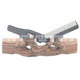 Hair Beauty Folding Moustache & Beard Comb Hairbrush Beauty Tools for Men Women Customized Logo Available thumbnail-2