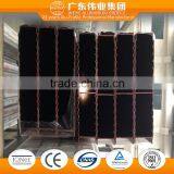 6063 T3-T8 0.8-1.4mm Aluminum Extruded for Bow Windows With Fluocarbon Coating Spraying Finish