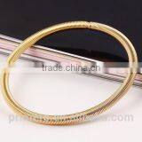 New Fashion Jewelry Spring Tube Type Bangle Gold Plated Adjustable Bracelet thumbnail-5