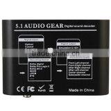 DTS AC3 Digital to Analog Stereo 5.1CH Audio Gear Digital Sound Decoder for Set Top Box HD Player Blu-ray DVD PS2 PS3 XBOX360 thumbnail-5