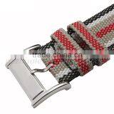 China Wholesale Custom Fashion Customize Logo Printing Nato Nylon Watchband 22mm thumbnail-3