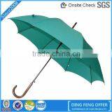 Super Sun Protection Fabric Straight Green Umbrella