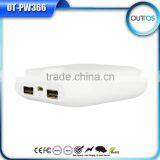 Stone Shape Dual Usb Battery Backup 6600mah Power Banks for Cell Phones thumbnail-3