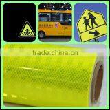 Super High Intensity Micro-prismatic Reflective Sheeting, Wholesale Fluorescent Yellow Reflective Sheeting for Safety Signs thumbnail-1