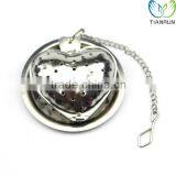 New Style Hot Selling Stainless Steel Heart Shape Tea Infuser thumbnail-1