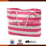 New Design Fashion Canvas Beach Bag for Ladies thumbnail-4