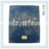 China-wholesale Blue Butterfly Paper Handle Bag thumbnail-4