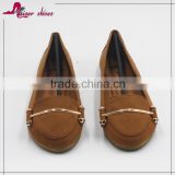 SSK16-306 Fashion Soft Breatheable Top Layer Suede Leather Moccasin Gommino Ladies Shoe                        
                                                Quality Choice
