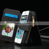 New Arrival Factory Price 2 in 1 Wallet Phone Case For Iphone 5/5s
