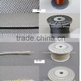 Vectran industrial braid ropes / resistant wire braided rope / safety net fall protection