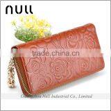 Good Quality Credit Card Holder Zipper Phone Case Leather Travel Wallet