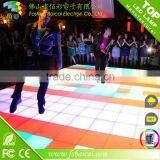 DMX full color interactive led dance floor/portable led dance floors for sale