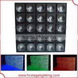 warm white or RGB 25*10W/30W panel matrix beam led stage blinder light