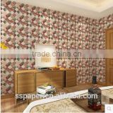 2016 hotsale product pvc wallpaper with self-adhesive 45cm *10m wallpaper for bedroom