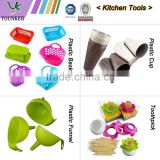 New Fashion Colored Eco-friendly Plastic Baskets and Kitchen Tools for Wholesale