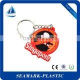2016 Eco-friendly Custom Molded Plastic Keyrings for Hotel