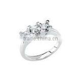3-Stone Mounting Engagement Ring Mount231 thumbnail-1