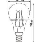 E14 Led Bulb Filament G45F 4W CE-LVD/EMC, RoHS, TUV-GS Approved Aluminium Glass thumbnail-2