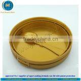 132mm Creative Plastic Skim Milk Powder Can Closure With Built-in Scoop With FSSC 22000 Certified by GMP Standard Plant