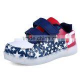 Comfortable Rechargeable Changeable Colors Light up Running Sports Casual Shoes for Kids JK-011 thumbnail-6