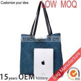 Custom Lady Tote Handbags With Leather Handle thumbnail-2