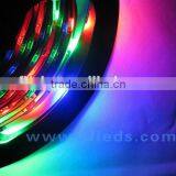 5050 SMD RGB 30LED/m Addressable Color Strip Light 5V Black PCB WS2812b Led Strip Ip65 thumbnail-5