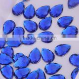 1Bag MOQ Factory Sale 13x18 mm Tear drop Sew On Acrylic Stones With Double Holes Plastic Beads With Holes