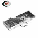 3 Pcs Stainless Steel Barbecue Set,shovel,fork,clamp,aluminium Box thumbnail-2