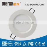 LED Downlight Source and Acrylic Cover Material Round Plastic Light