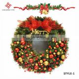 Wholesale custom christmas wreath decorations