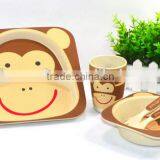 Frog Shape Melamine Children Dinner Set thumbnail-5