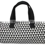 Cute Printed Elastic Satin Tote Bag for Ladies thumbnail-2