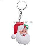Hot Sale Christmas Gifts Customized 3d Soft Pvc Rubber Keychain