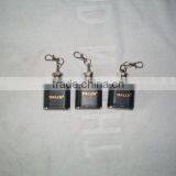 1oz Mini Hip Flask With Leather Covered thumbnail-1