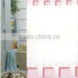 100% POLYESTER SHOWER CURTAIN