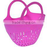 Plastic Storage Basket With Handle for Shopping thumbnail-2