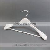 Large Shoulder White/black Vintage for Suit Wooden Garment Hanger thumbnail-4