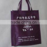 Purple Eco Bag With Handle and Logo Printing thumbnail-2