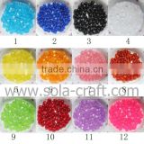 Fashion Ball Round Resin Cats Eye Jewelry Spacer Beads with Mixed Colors 6MM 500pcs