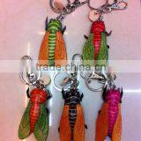 Live Handmade Animal Leather Keychain