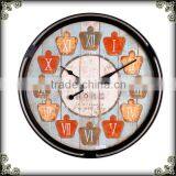 Round Leaf Brillante Wall Clock thumbnail-1