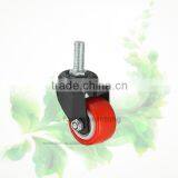 Light Duty Industrial Caster Black Polyurethane Wheel Small Caster thumbnail-2